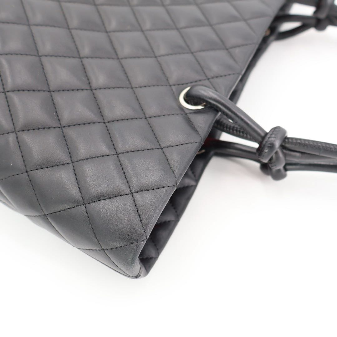Chanel Cambon Line CC Logo Large Tote Shoulder — view 3