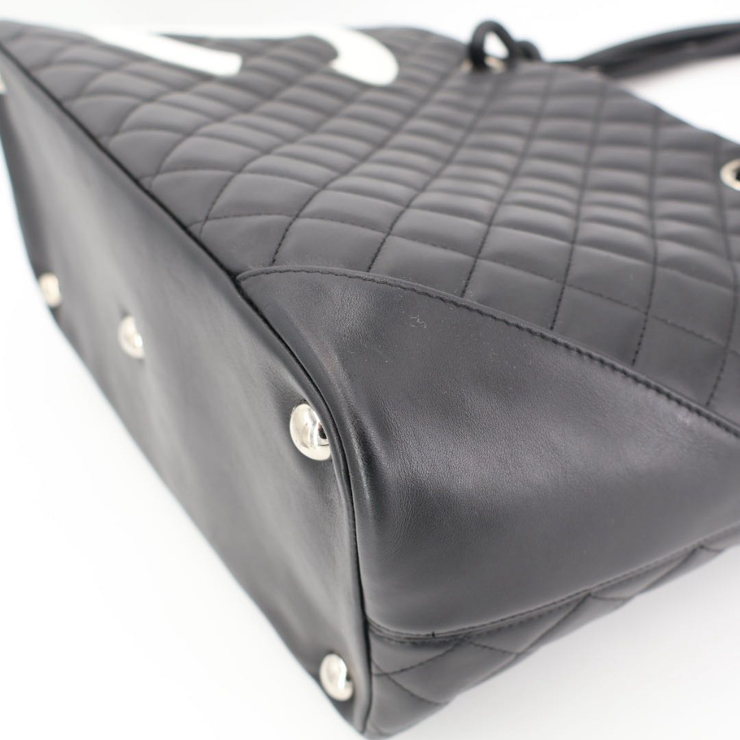Chanel Cambon Line CC Logo Large Tote Shoulder — view 4