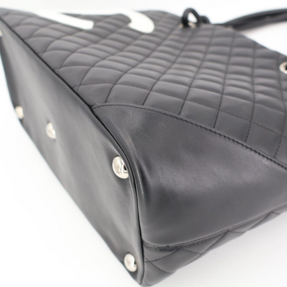 Chanel Cambon Line CC Logo Large Tote Shoulder — view 4