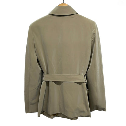 Max Mara Trench Coat 44 L Beige Long Sleeve Autumn Spring — view 2