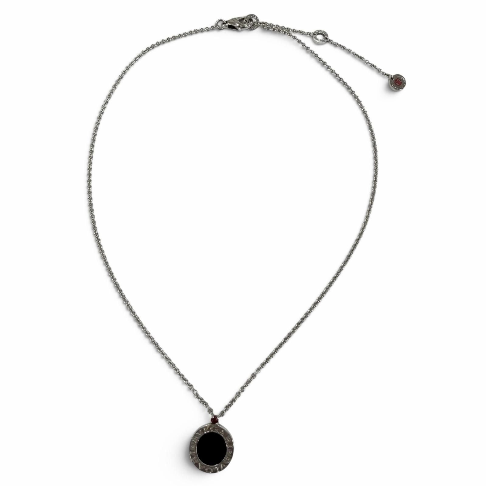 Bvlgari B-zero One Save the Children Charity Necklace 925 Onyx Silver — view 3