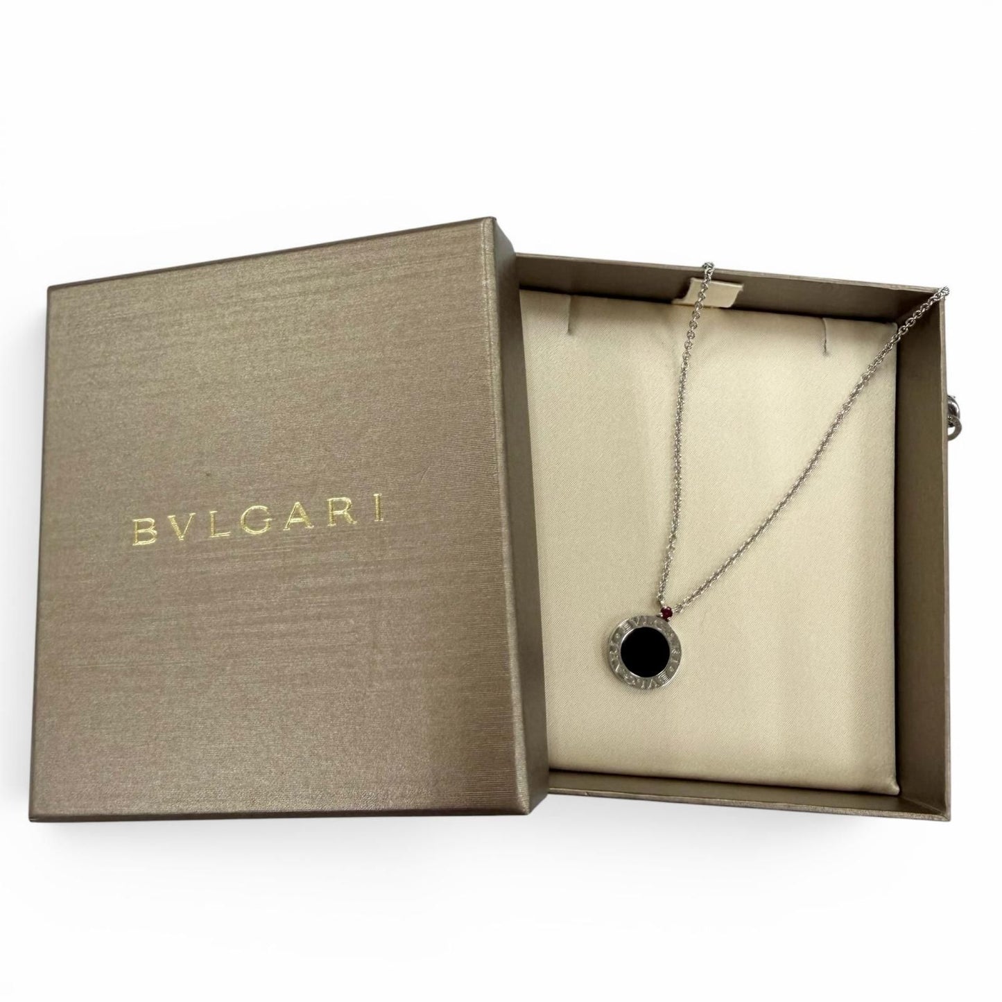 Bvlgari B-zero One Save the Children Charity Necklace 925 Onyx Silver — view 2