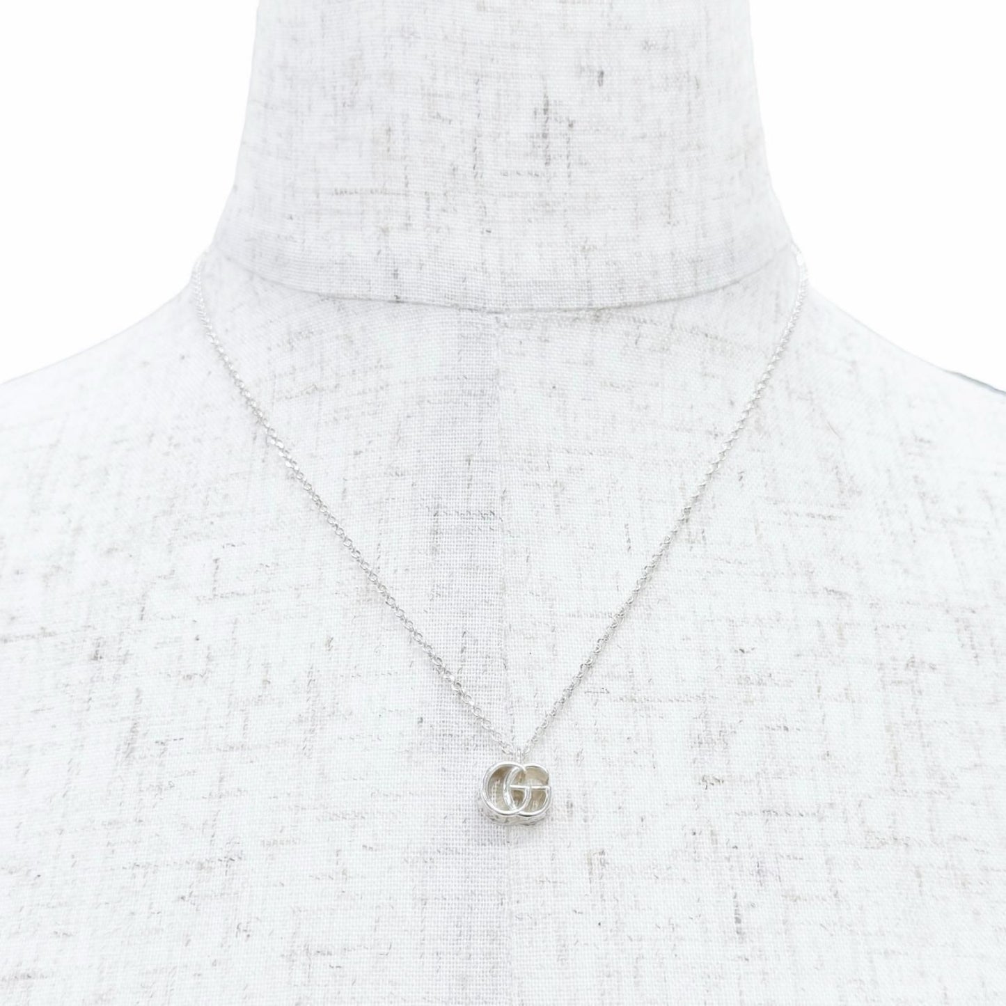 Gucci Double Necklace 925 Silver Box Large Recommended — view 3