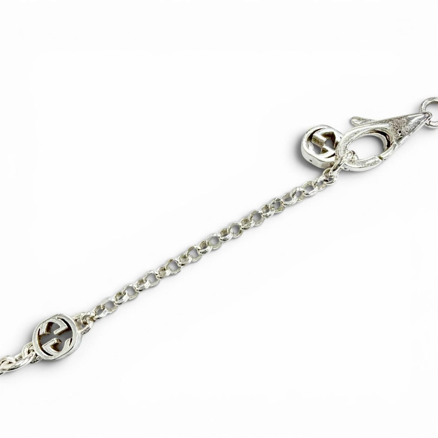 Gucci Double Necklace 925 Silver Box Large Recommended — view 7