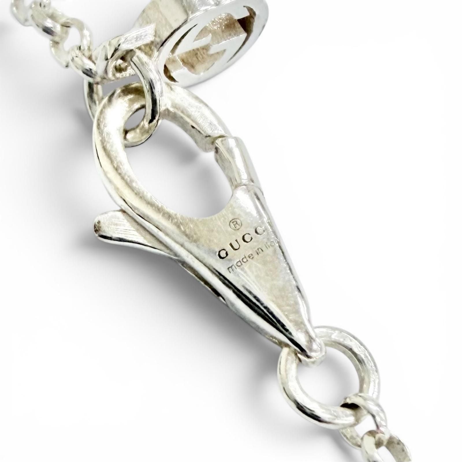 Gucci Double Necklace 925 Silver Box Large Recommended — view 8