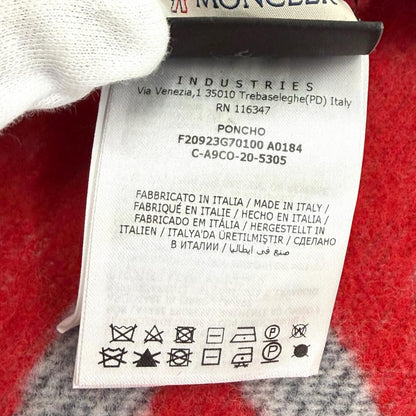 Moncler Genius 2 Uni Poncho Psychic Adviser Love Career Marriage Wool Navy — view 9
