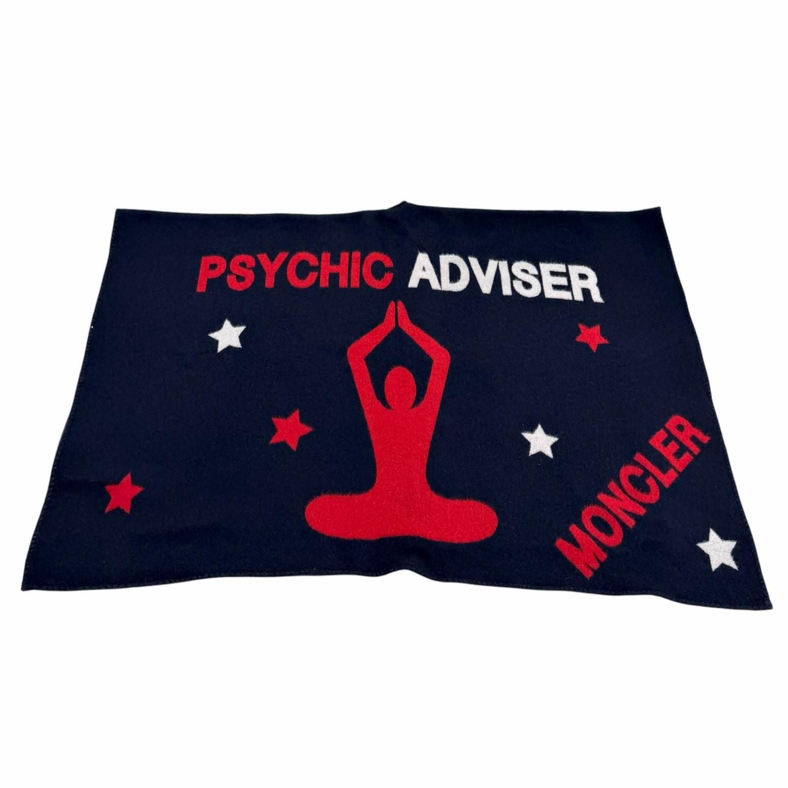 Moncler Genius 2 Uni Poncho Psychic Adviser Love Career Marriage Wool Navy — view 7