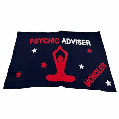 Moncler Genius 2 Uni Poncho Psychic Adviser Love Career Marriage Wool Navy — view 7