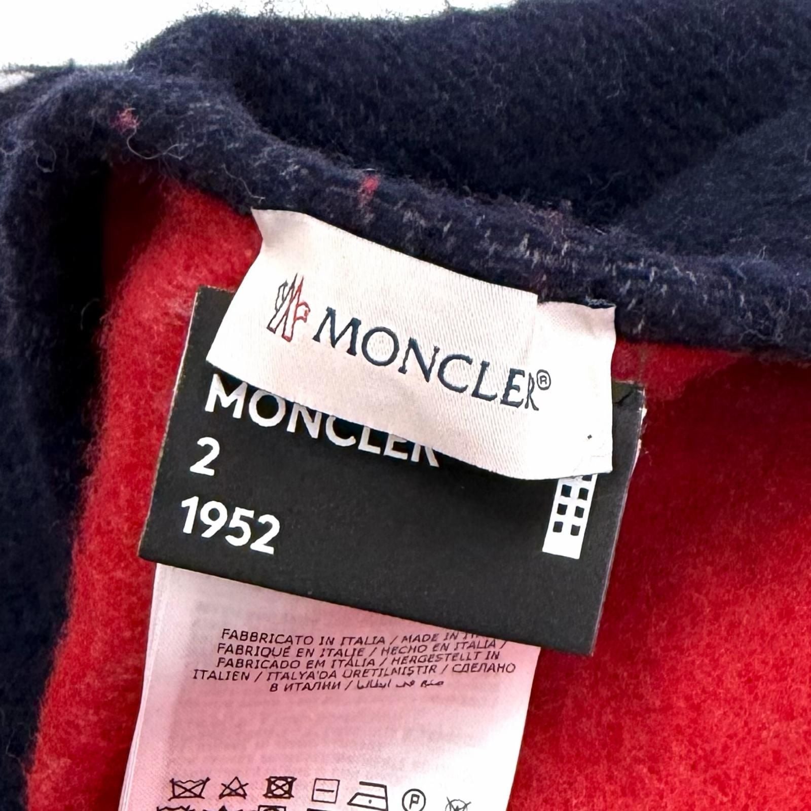 Moncler Genius 2 Uni Poncho Psychic Adviser Love Career Marriage Wool Navy — view 8