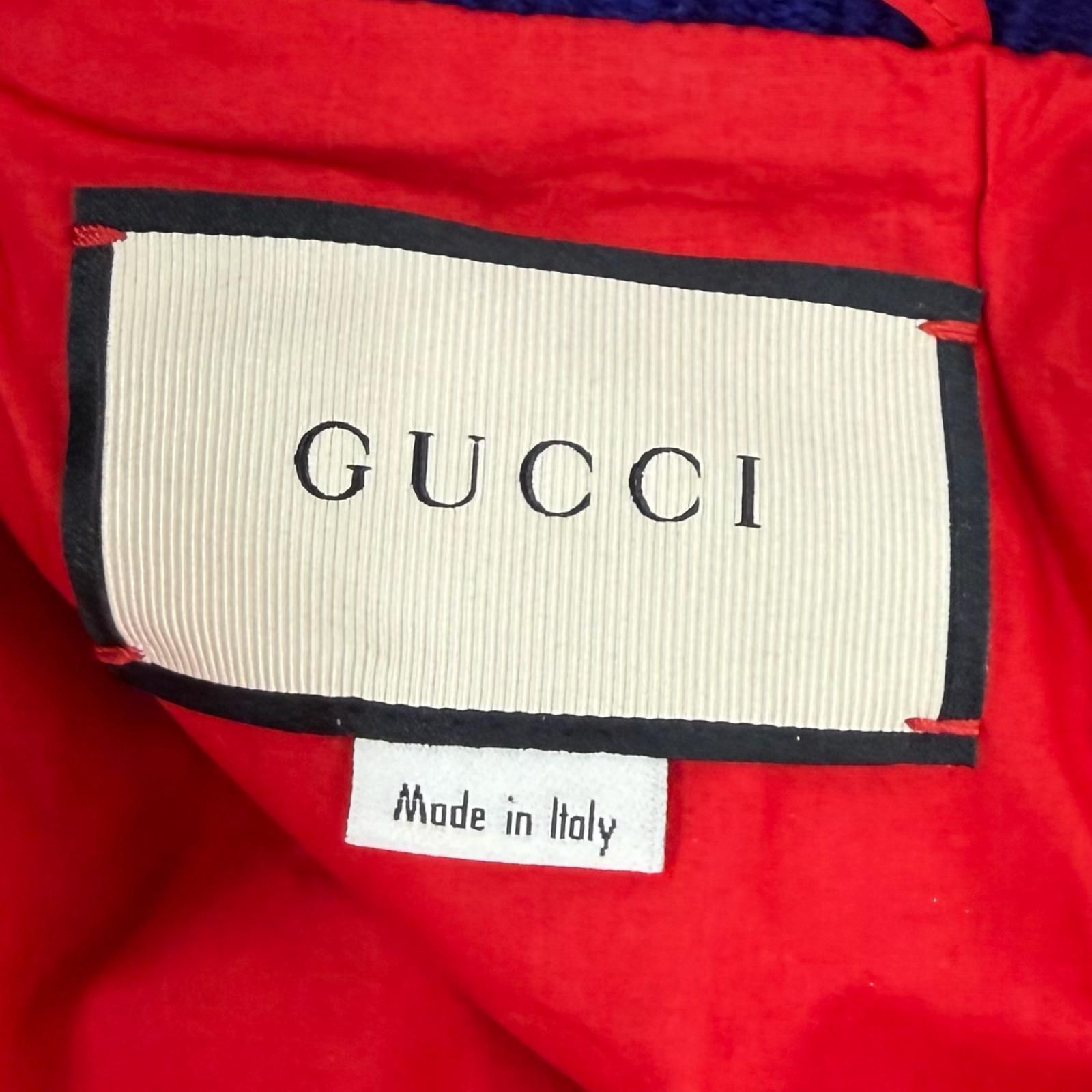 Gucci Logo Zip Metallic Lambskin Bomber Jacket Pink 36 Hanger — view 7