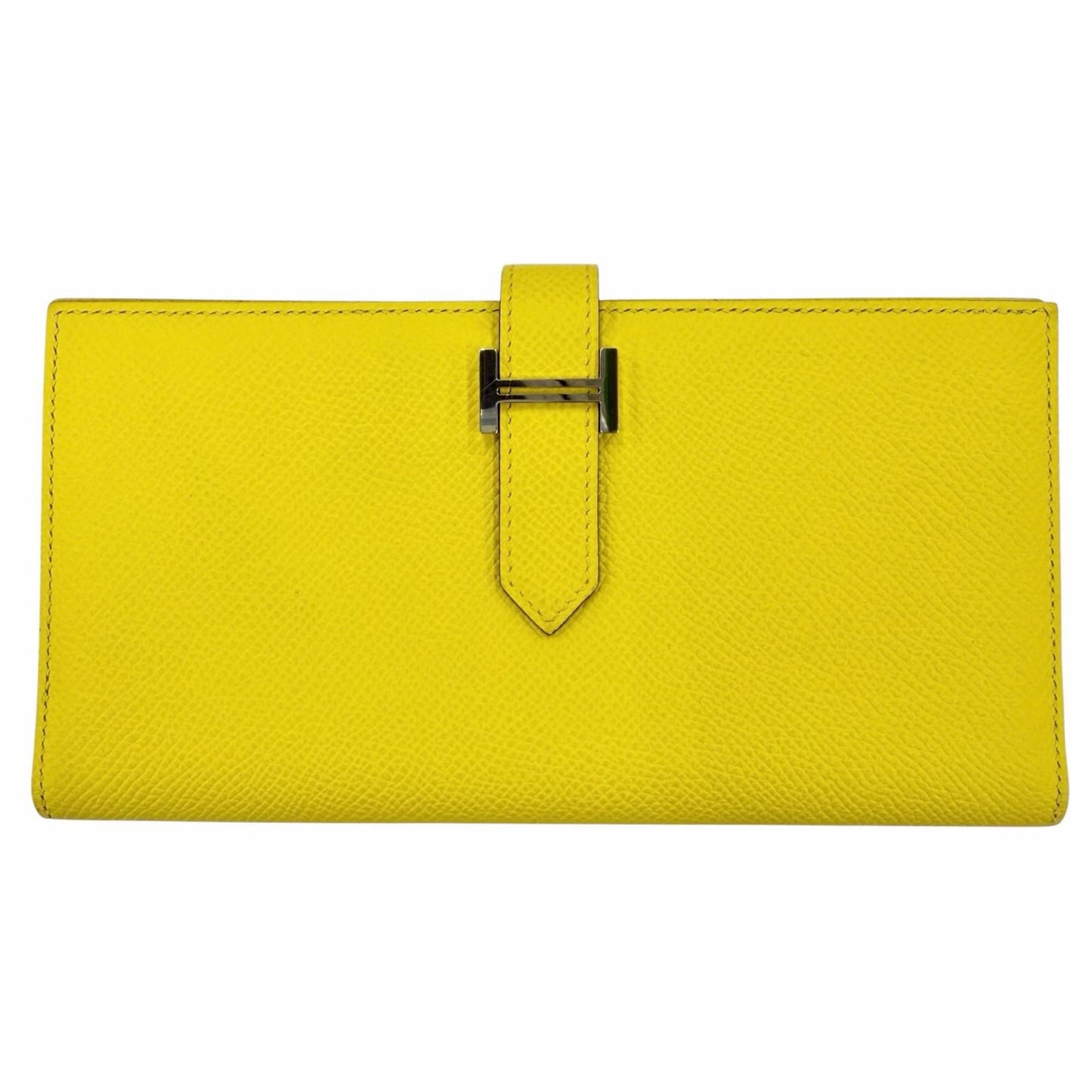 Hermes Bearn Souffle Veau Epsom Jo Nunapur Silver Wallet