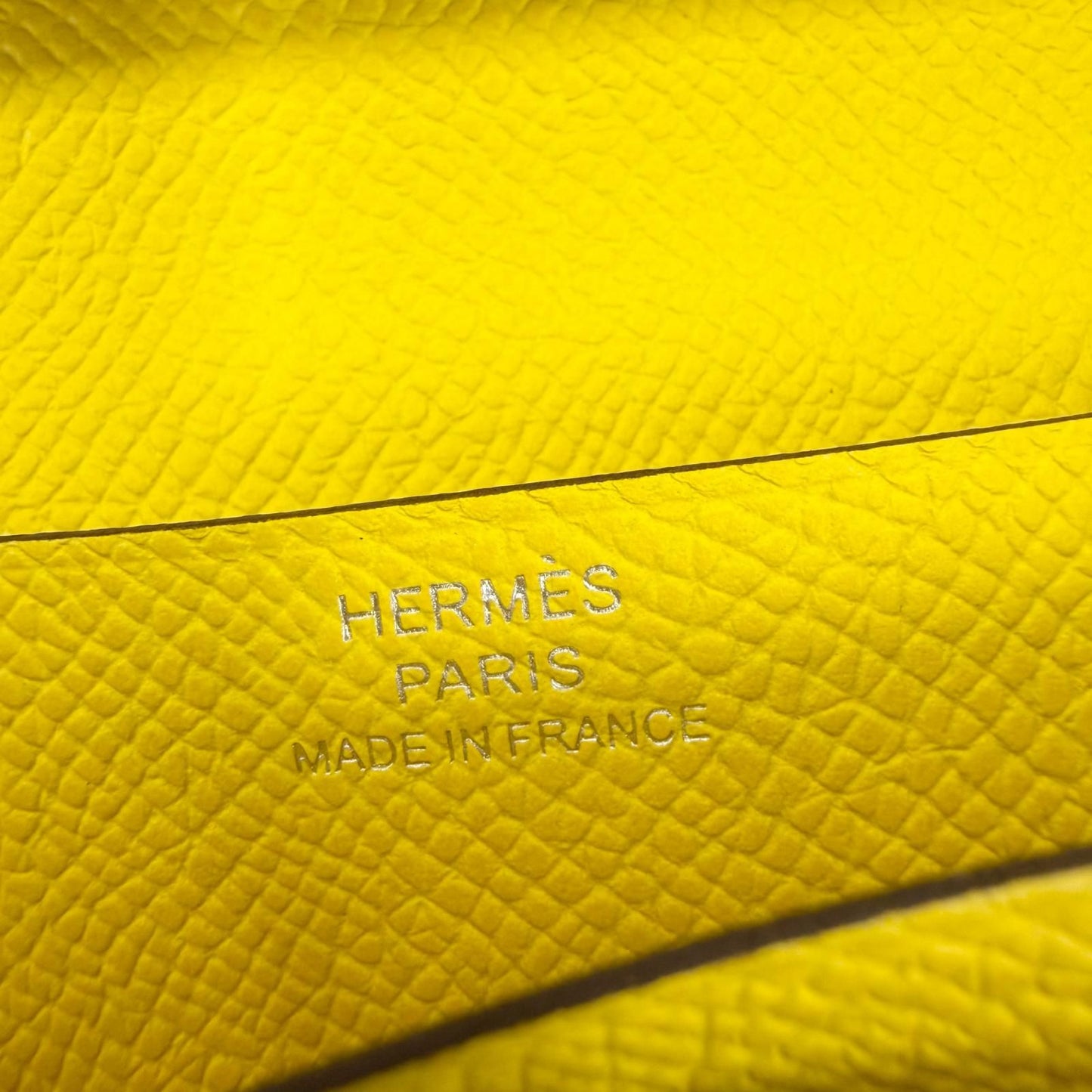 Hermes Bearn Souffle Veau Epsom Jo Nunapur Silver Wallet — view 9