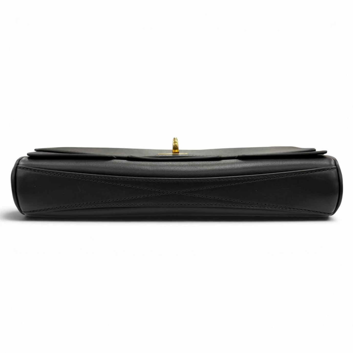 Balenciaga Bel Air Small Clutch 2-Way Leather Shoulder Bag Black — view 5