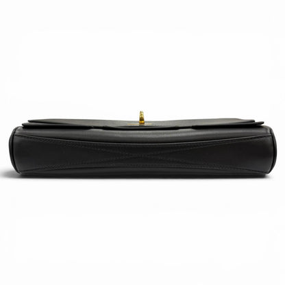 Balenciaga Bel Air Small Clutch 2-Way Leather Shoulder Bag Black — view 5