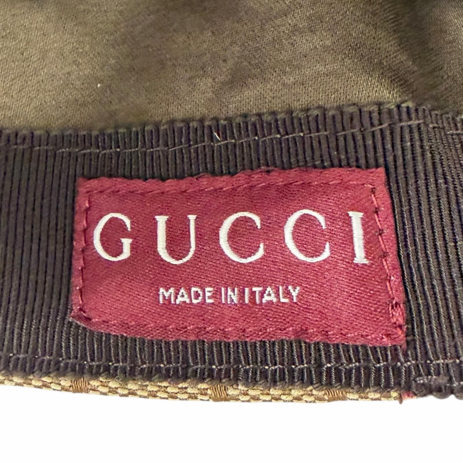 Gucci Made Yuko Higuchi Bo & Boris GG Canvas Some Lambskin Baseball Cap Beige M — view 7