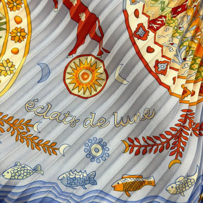 Hermes Carre 90 Escales Mediterraneennes Mediterranean Port Silk 100% Diamond — view 7