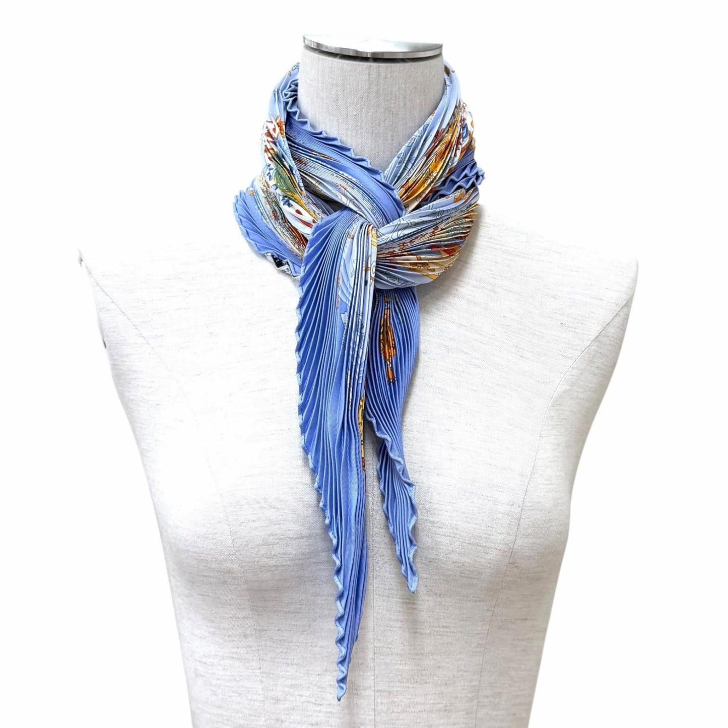 Hermes Carre 90 Escales Mediterraneennes Mediterranean Port Silk 100% Diamond — view 6