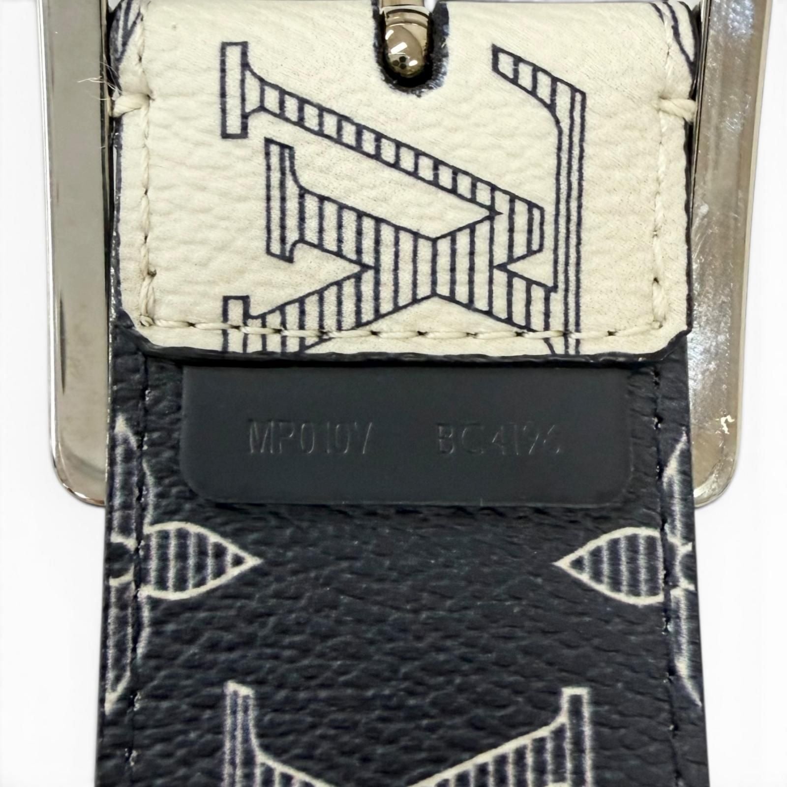 Louis Vuitton Ceinture Reverso Leather Chapman Brazza Monogram Savannah Belt — view 9