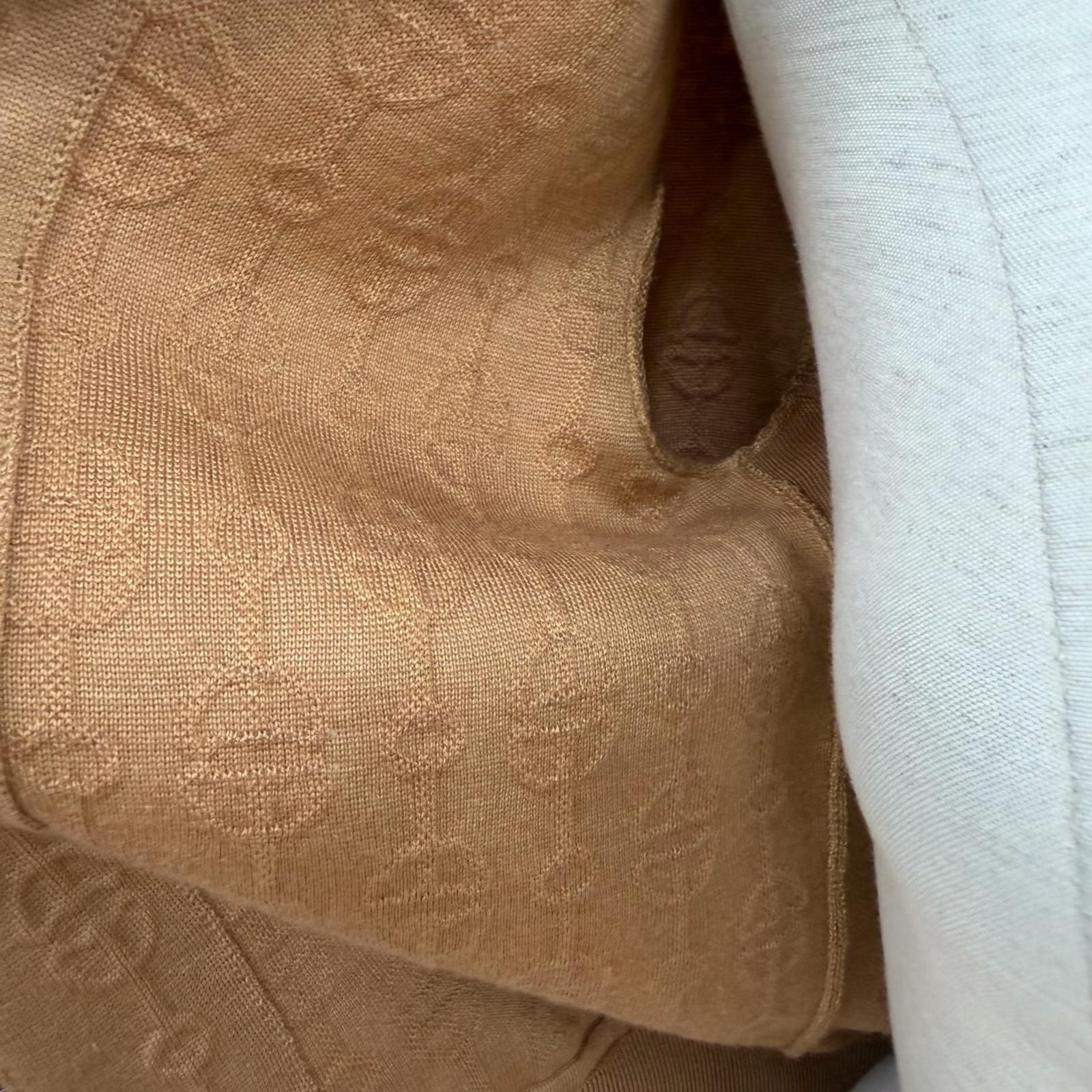 Hermes Cricketis Cashmere Silk Blend Zipup Knit Jacket Brown 36 — view 5