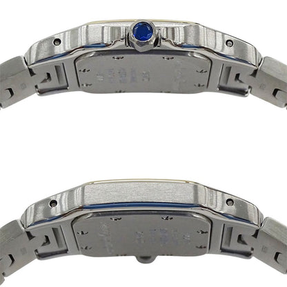 Cartier Watch Santos Galbe SM Quartz Stainless Steel Gold YG Combination — view 3