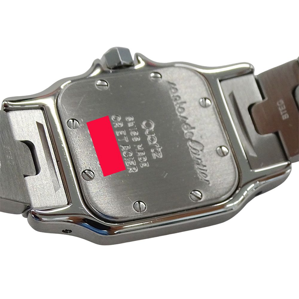 Cartier Watch Santos Galbe SM Quartz Stainless Steel Gold YG Combination — view 6