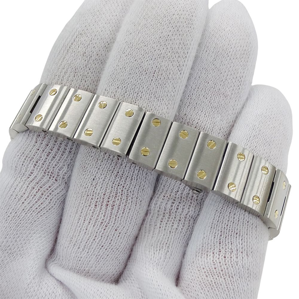 Cartier Watch Santos Galbe SM Quartz Stainless Steel Gold YG Combination — view 5