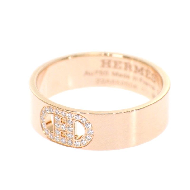 Hermes D'ancre PM 53 Ring Gold 18k Diamond — view 5