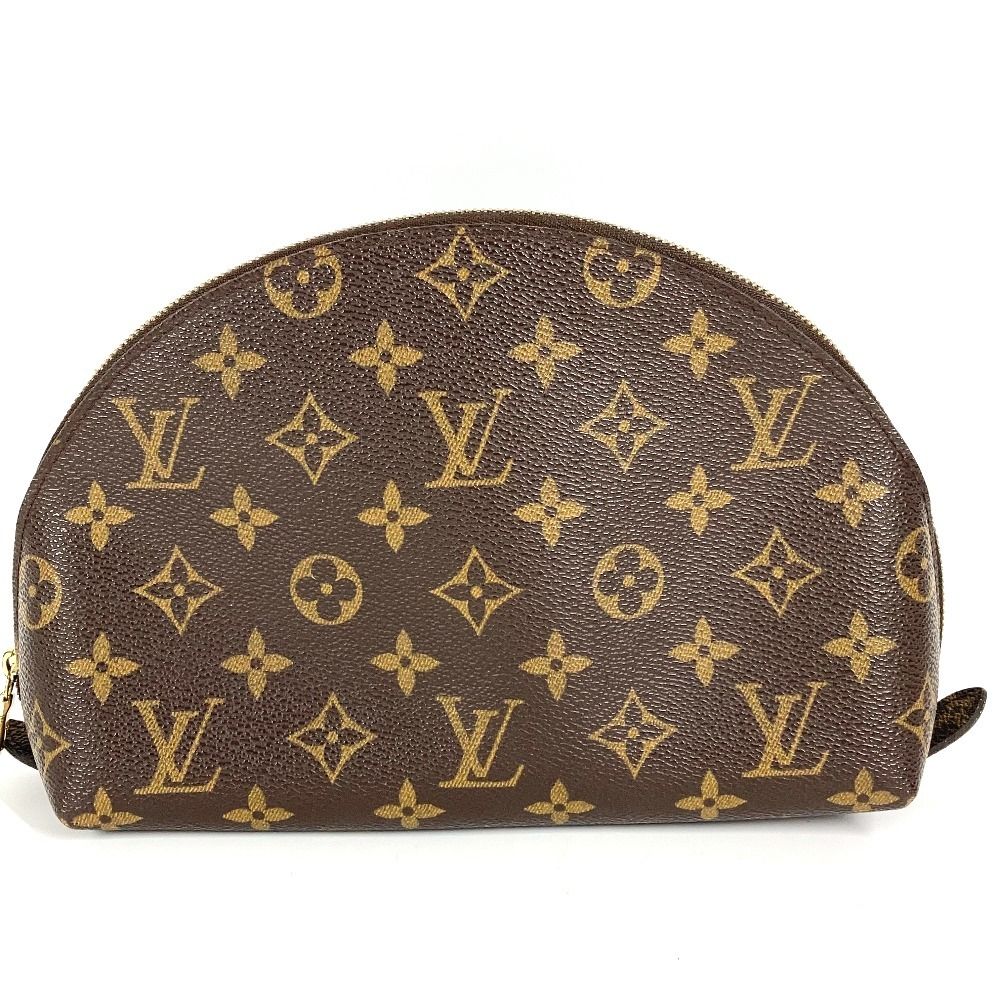 Louis Vuitton Makeup Pouch Trousse Demironde Monogram Canvas Brown