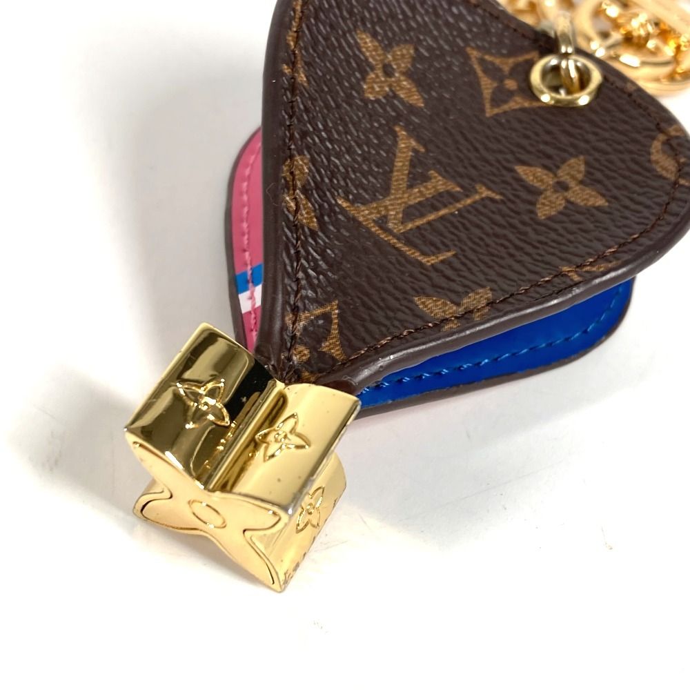 Louis Vuitton Key Holder Porte Cles in the Air Balloon Monogram Canvas Brown — view 3