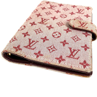 Louis Vuitton Notebook Cover Agenda PM Monogram Mini Canvas Cerise — view 5