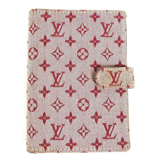 Louis Vuitton Notebook Cover Agenda PM Monogram Mini Canvas Cerise