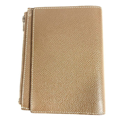 Hermes Notebook Cover EA Zip Leather Etoupe Gray Agenda — view 2