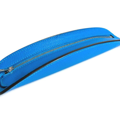 Hermes Pen Case Surf Leather Blue — view 2