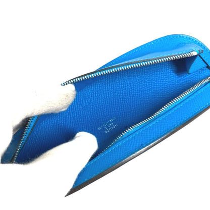 Hermes Pen Case Surf Leather Blue — view 8