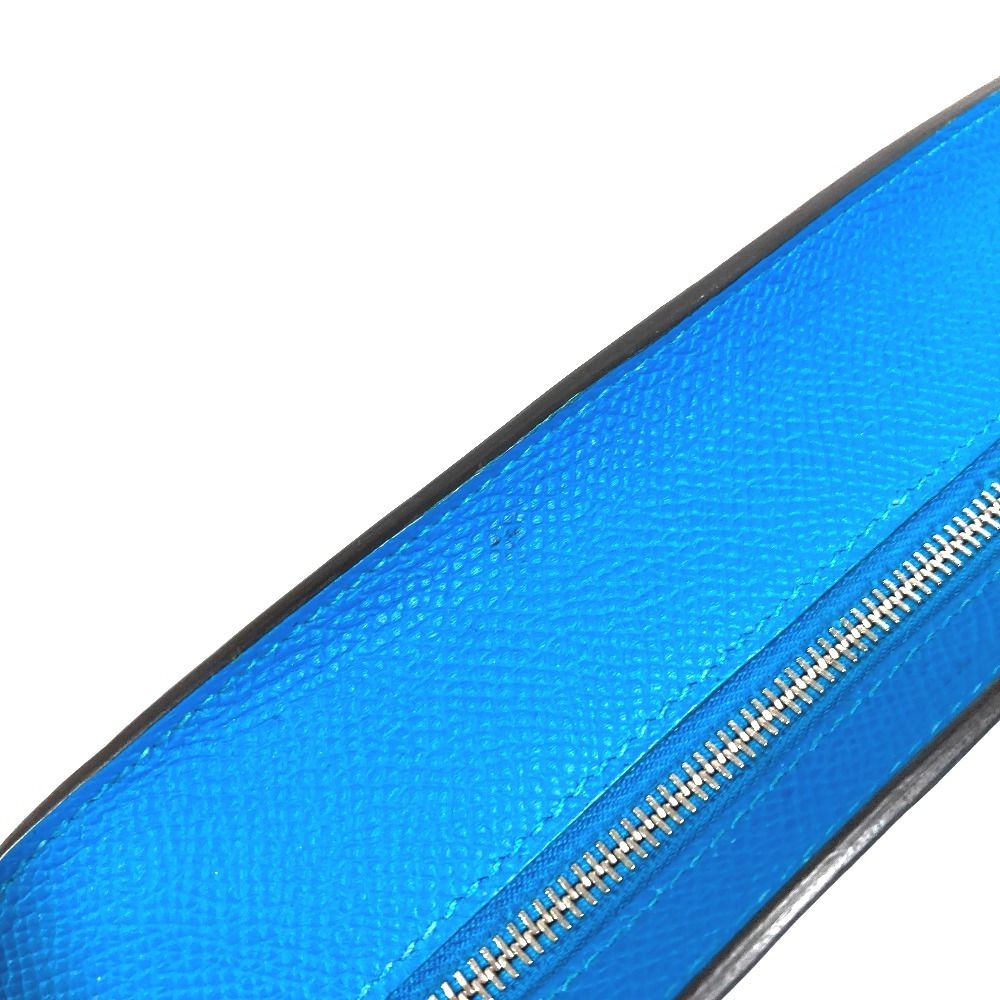 Hermes Pen Case Surf Leather Blue — view 7