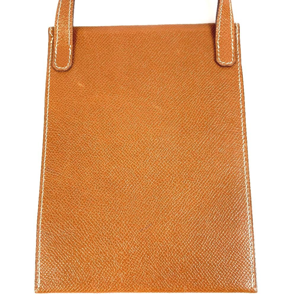 Hermes Shoulder Bag Amelie Leather Brown — view 3