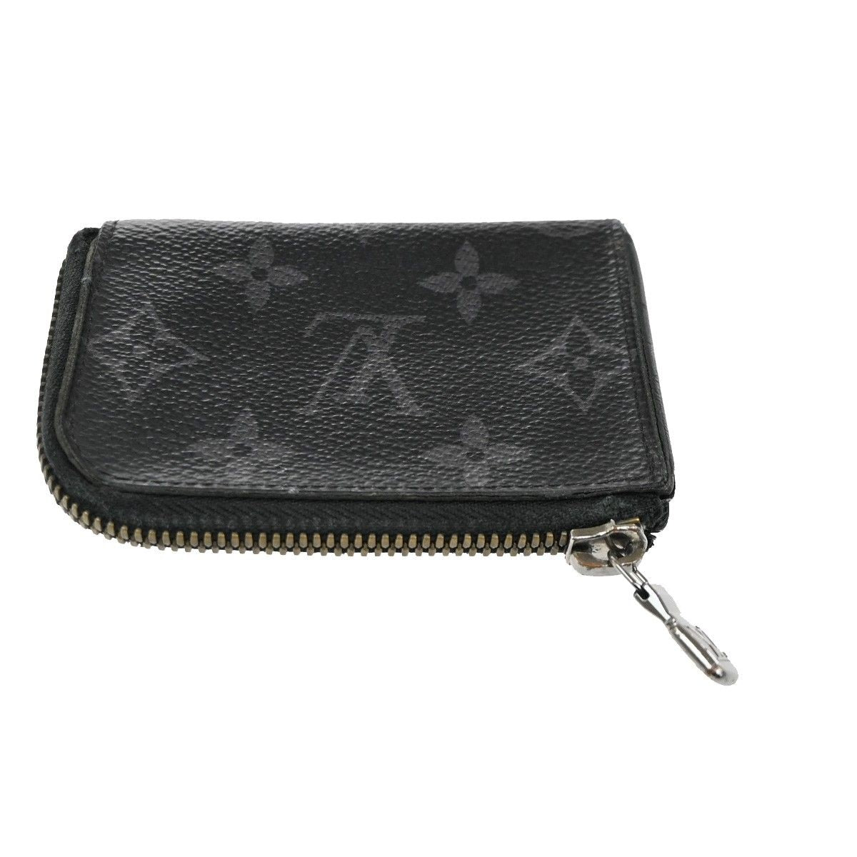 Louis Vuitton Porte-Monnaie Joule Coin Case Monogram Eclipse Black — view 5