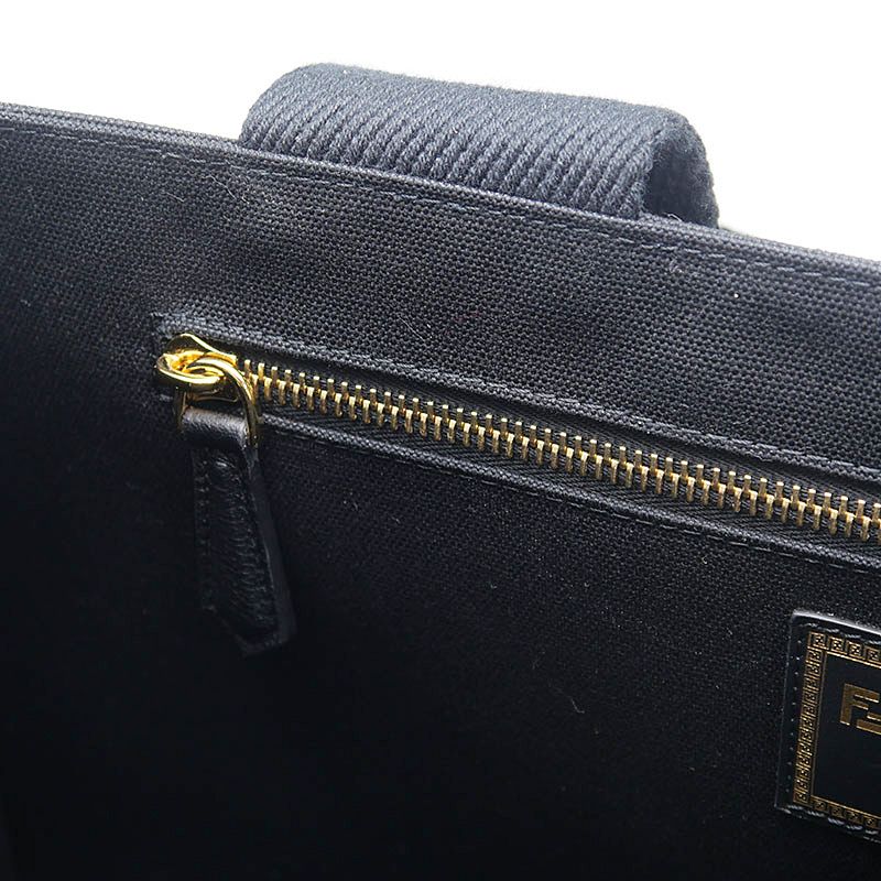 Fendi Fender Chela Medusa Canvas Tote — view 8