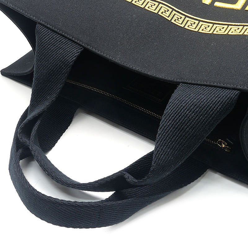 Fendi Fender Chela Medusa Canvas Tote — view 5