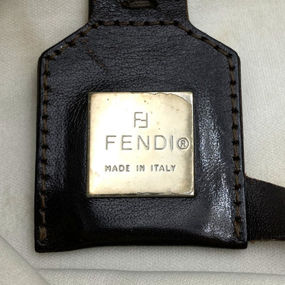 Fendi Zucca Tote Canvas Leather Beige Ivory — view 7