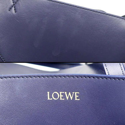 Loewe Puzzle Fold Tote Blue — view 8