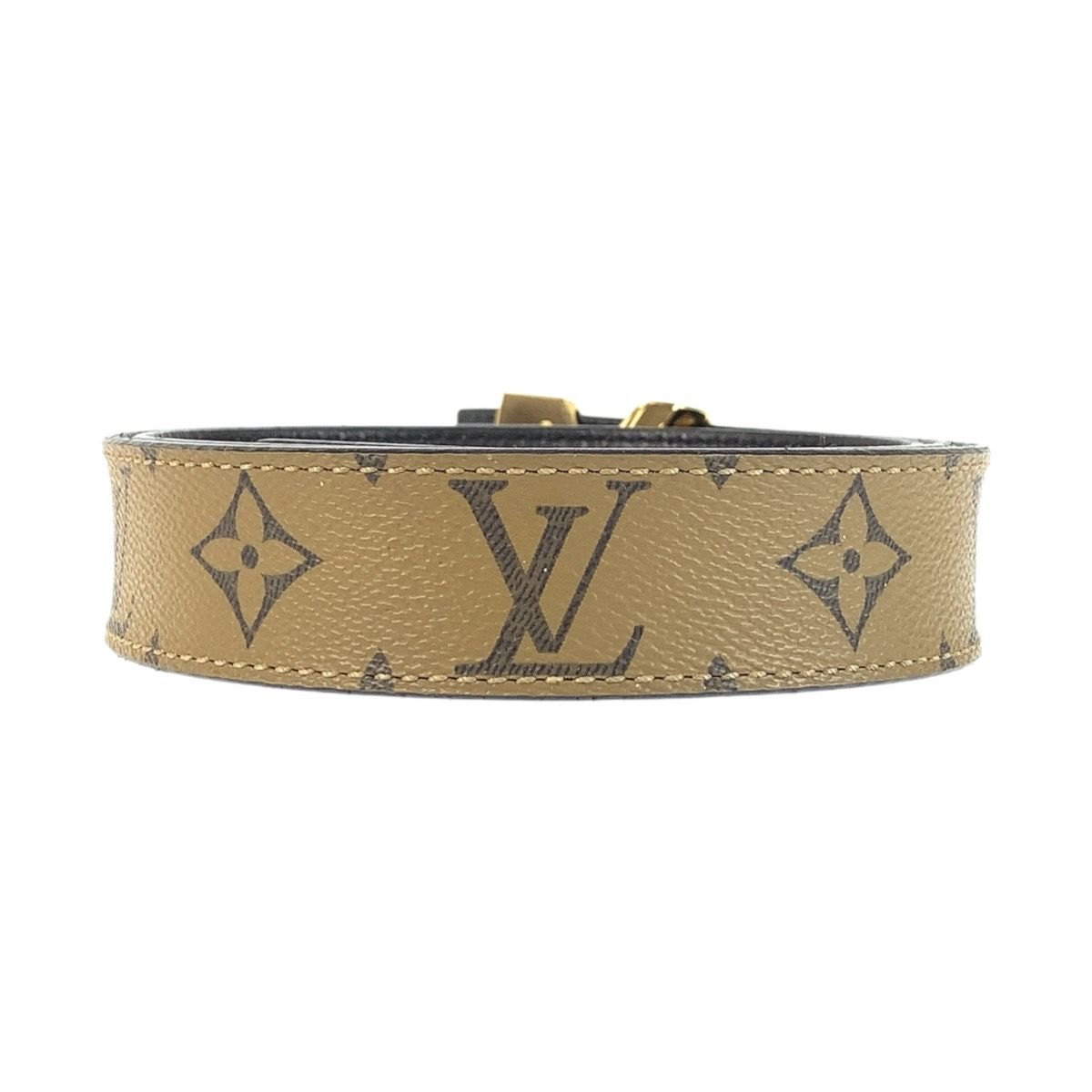 Louis Vuitton Monogram Reverse Ceinture Essential 85 cm Brown Leather Belt — view 2