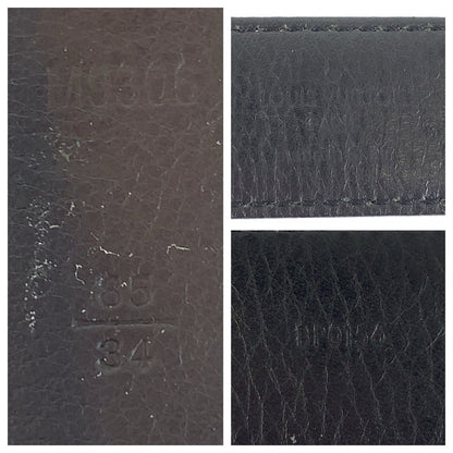 Louis Vuitton Monogram Reverse Ceinture Essential 85 cm Brown Leather Belt — view 3