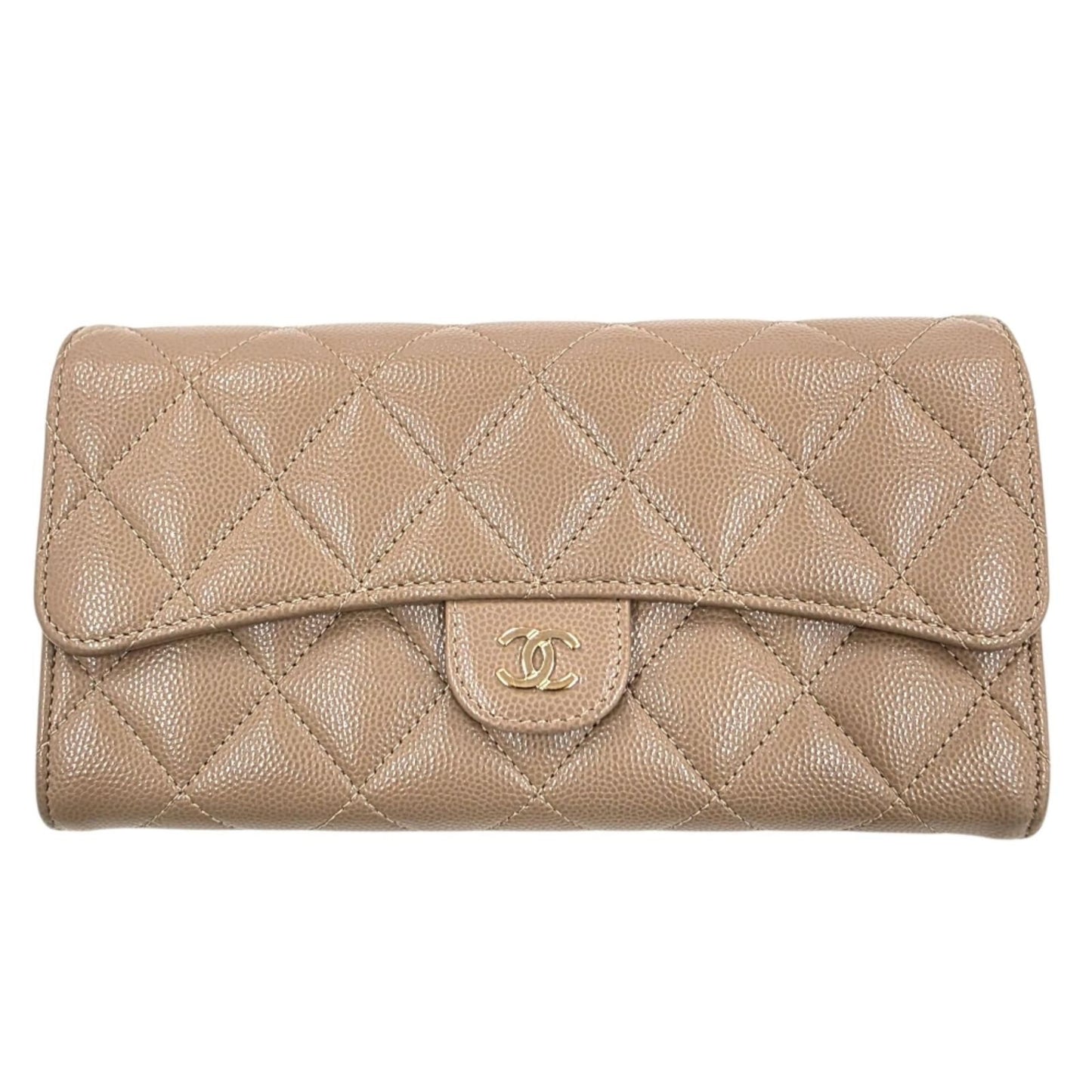 Chanel Quilted Caviar Bifold Wallet