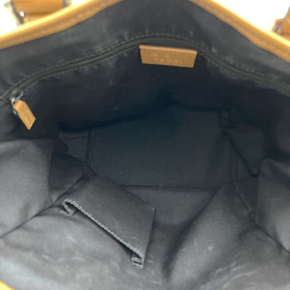 Gucci Flora Tote Flower Canvas Leather Orange Brown — view 6