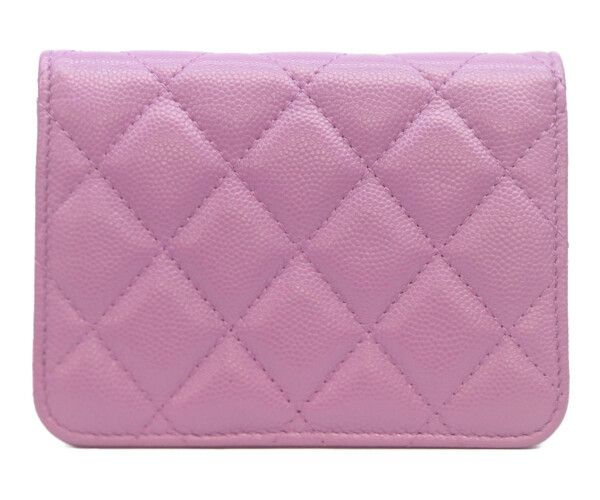 Chanel Mini Quilted Caviar Leather Chain Shoulder — view 3