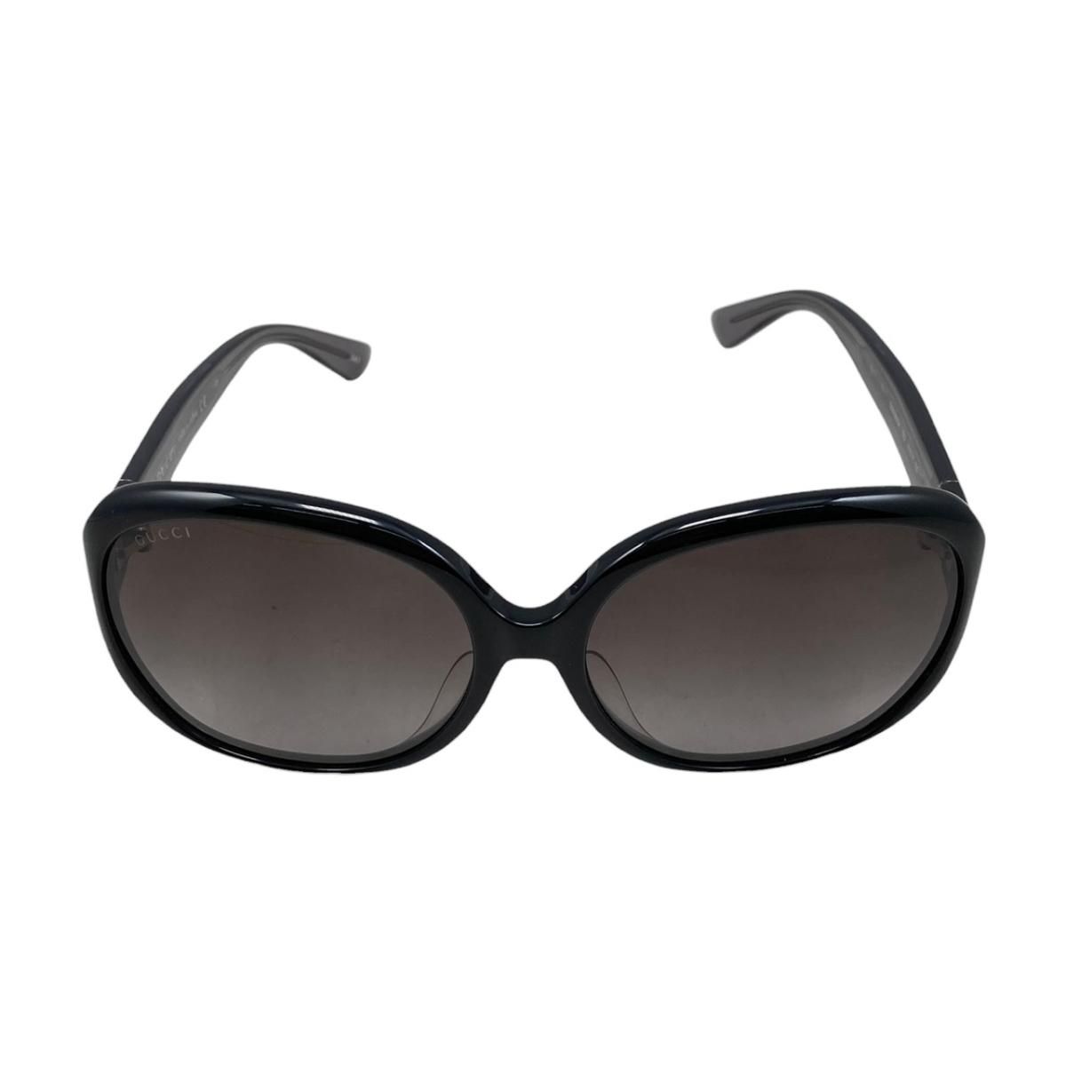 Gucci Sunglasses Interlocking Logo Black Gray Eyewear — view 3