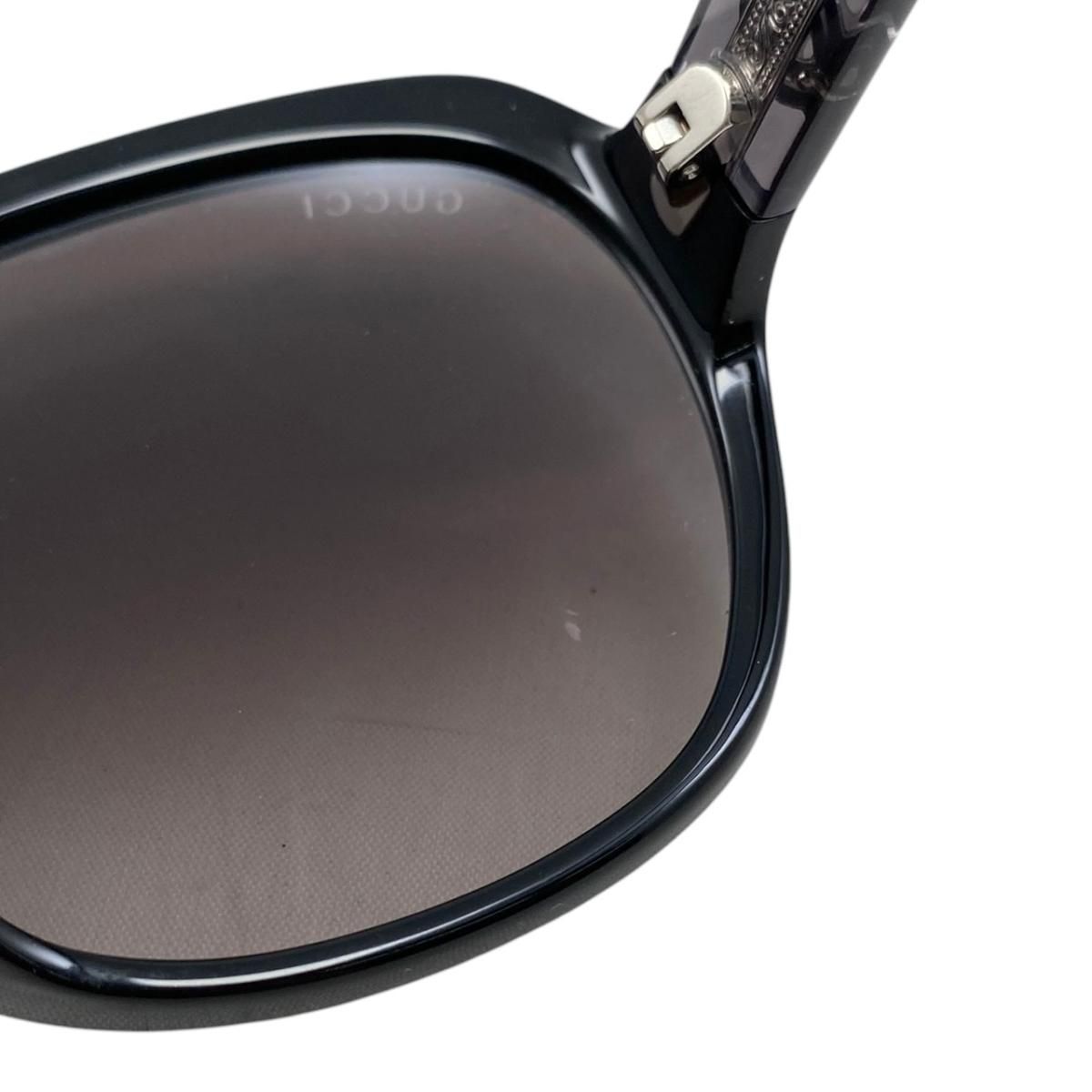 Gucci Sunglasses Interlocking Logo Black Gray Eyewear — view 5