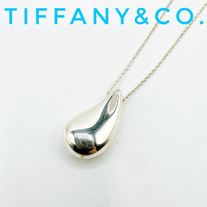 Tiffany & Co Teardrop Silver Necklace 61 cm
