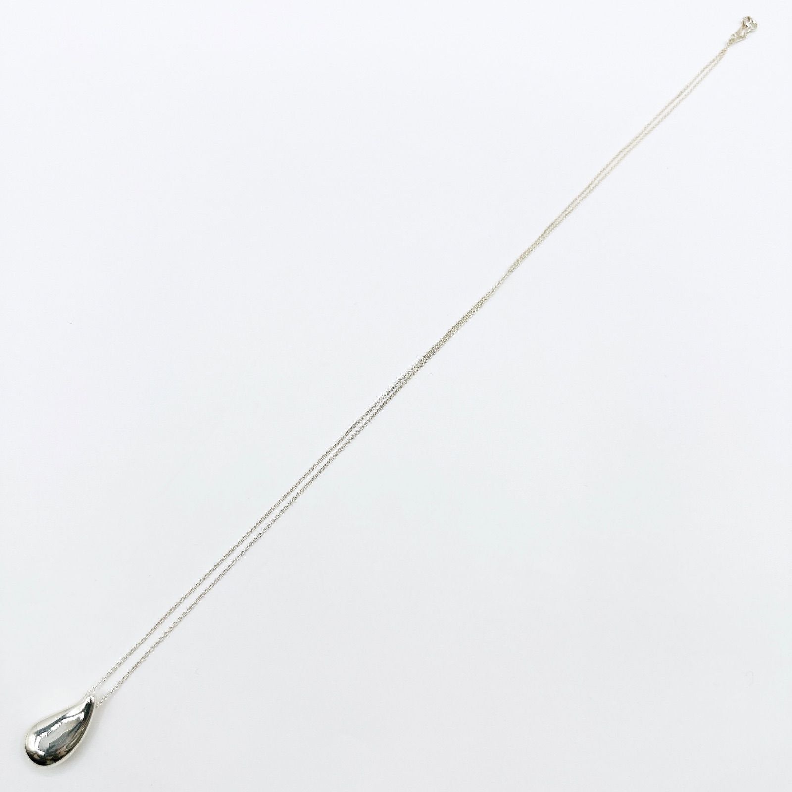 Tiffany & Co Teardrop Silver Necklace 61 cm — view 7
